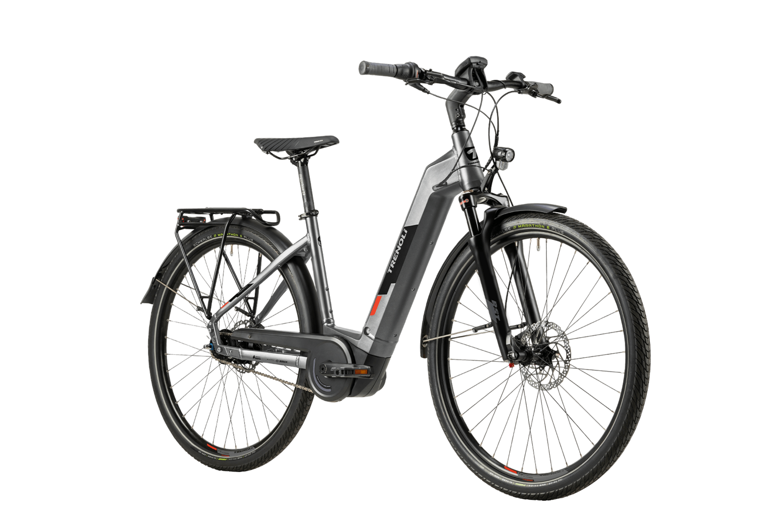 trenoli E-Bike TANARO classico Active Plus in pearl mirage grey – matt | City E-Bike