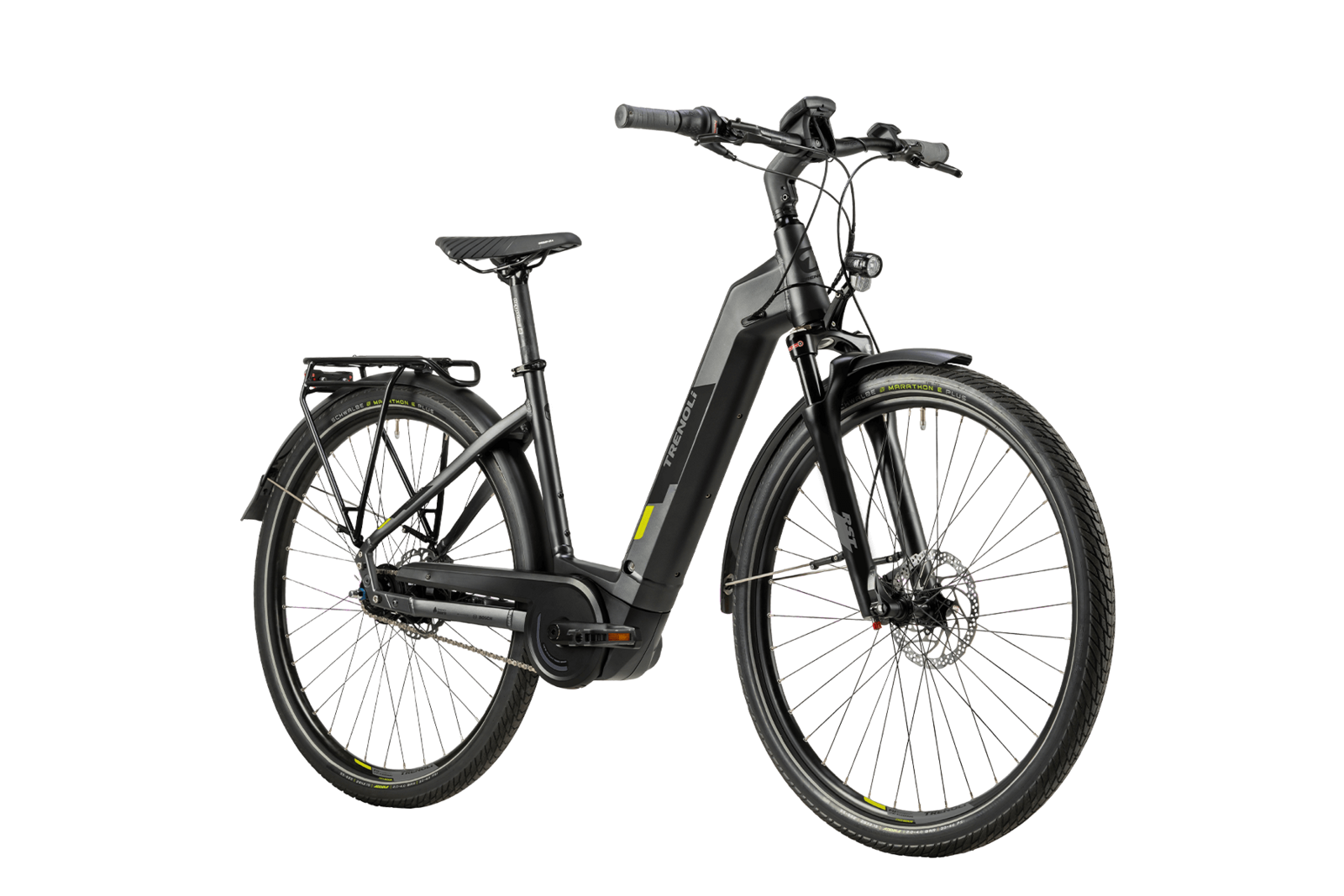 trenoli E-Bike TANARO classico Active Plus in dark grey – matt | City E-Bike