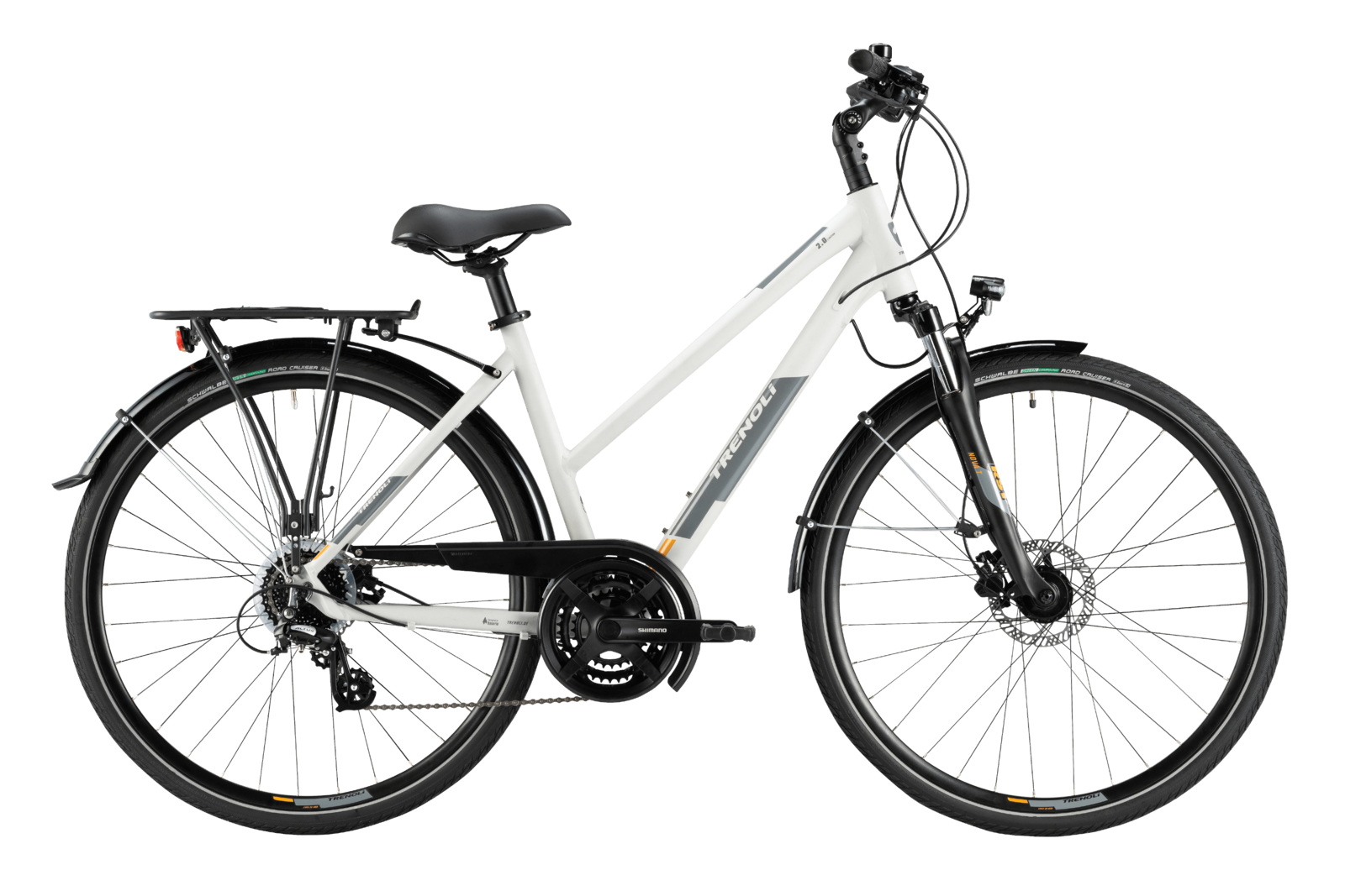 trenoli TAZIO 2.0 sportivo T in silver – glänzend | Trekking-Bike